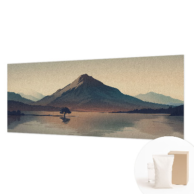 Dekorative Wand-Fototapete mit einer Berglandschaft