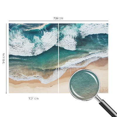 Fototapete mit Motiv von Meereswellen