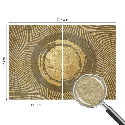 Wandtapete Strahlende Linien