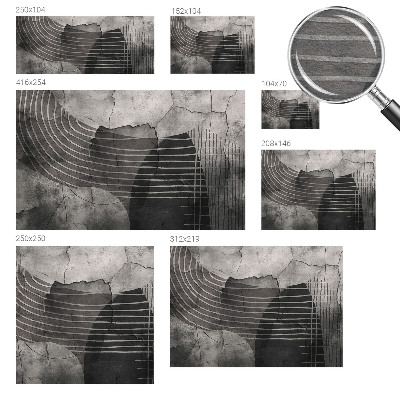 Vlies-Fototapete mit abstrakten Linien als Motiv