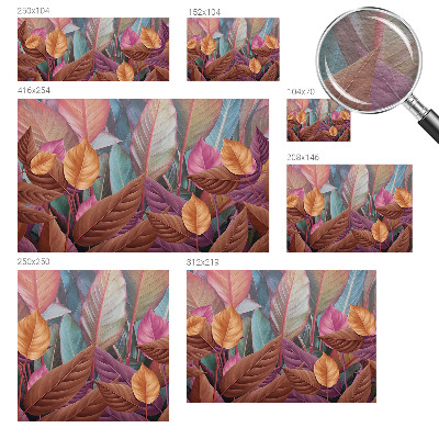 Fototapete fürs Kinderzimmer Bunte Blätter