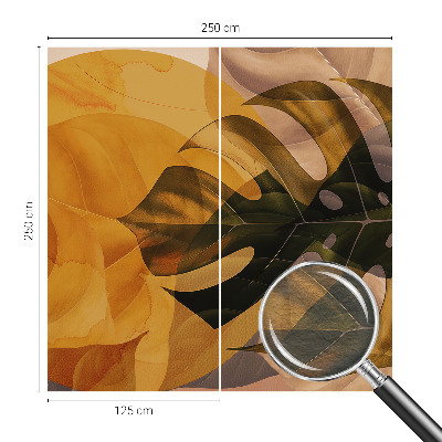 Motivtapete aus Vlies Abstrakte Blätter