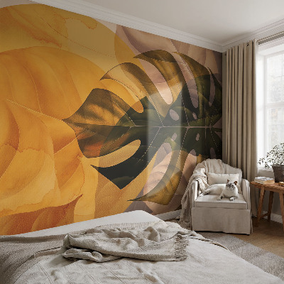 Motivtapete aus Vlies Abstrakte Blätter