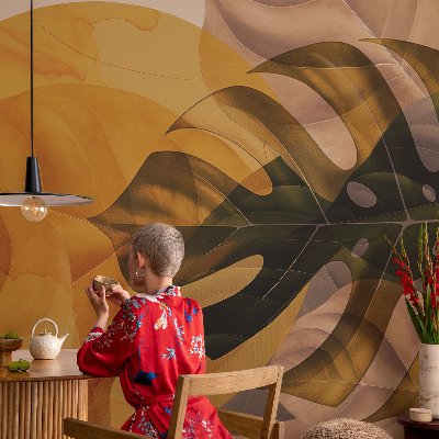 Motivtapete aus Vlies Abstrakte Blätter