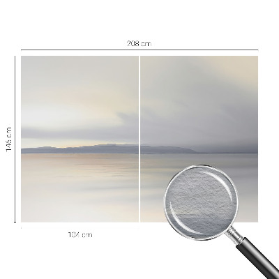Fototapete fürs Wohnzimmer mit einer harmonischen Landschaft als Motiv