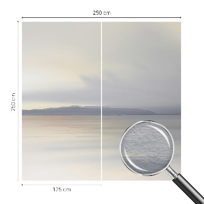 Fototapete fürs Wohnzimmer mit einer harmonischen Landschaft als Motiv