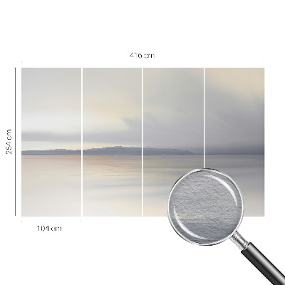 Fototapete fürs Wohnzimmer mit einer harmonischen Landschaft als Motiv