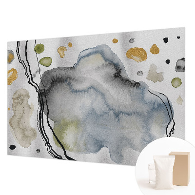 Fototapete aus Vlies mit abstrakter Aquarellmalerei als Motiv