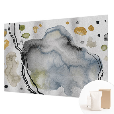 Fototapete aus Vlies mit abstrakter Aquarellmalerei als Motiv