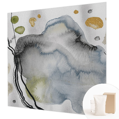 Fototapete aus Vlies mit abstrakter Aquarellmalerei als Motiv