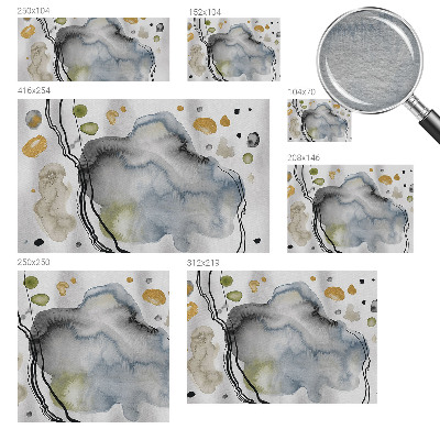 Fototapete aus Vlies mit abstrakter Aquarellmalerei als Motiv