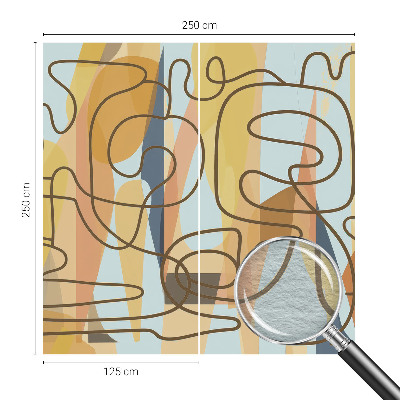 Vlies-Fototapete fürs Kinderzimmer Abstrakte Formen