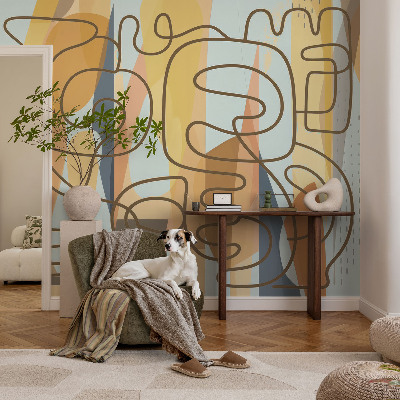 Vlies-Fototapete fürs Kinderzimmer Abstrakte Formen