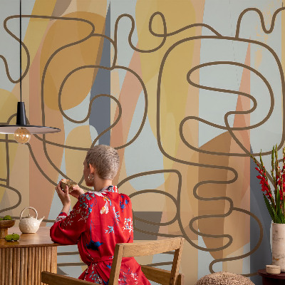 Vlies-Fototapete fürs Kinderzimmer Abstrakte Formen