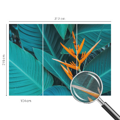 Vliestapete fürs Wohnzimmer Laubblüten