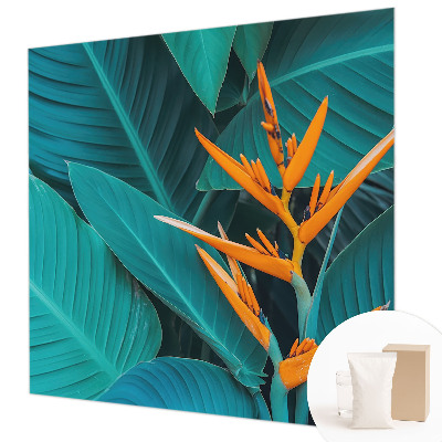 Vliestapete fürs Wohnzimmer Laubblüten