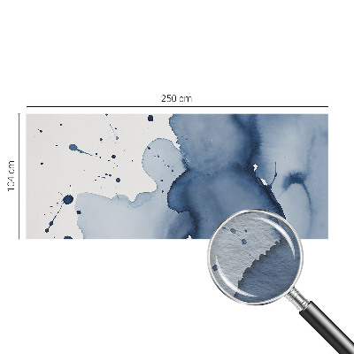 Vliestapete fürs Schlafzimmer Marineblaue Farbtupfer