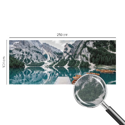 Moderne Vlies-Fototapete Bergpanorama