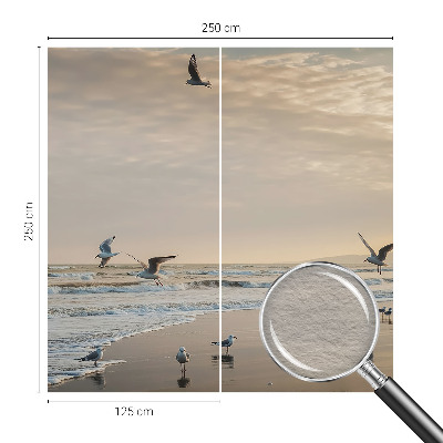 Bedruckte Vlies-Fototapete mit Motiv 'Ruhe am Meer'