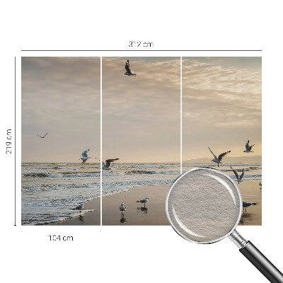 Bedruckte Vlies-Fototapete mit Motiv 'Ruhe am Meer'