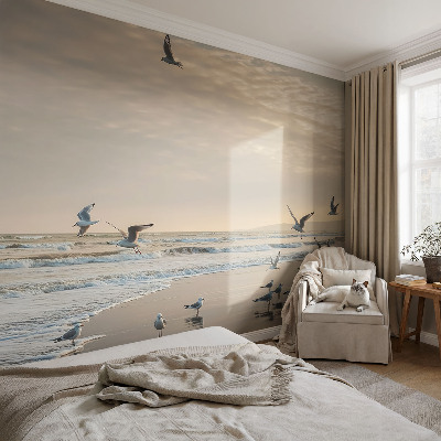 Bedruckte Vlies-Fototapete mit Motiv 'Ruhe am Meer'