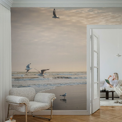Bedruckte Vlies-Fototapete mit Motiv 'Ruhe am Meer'