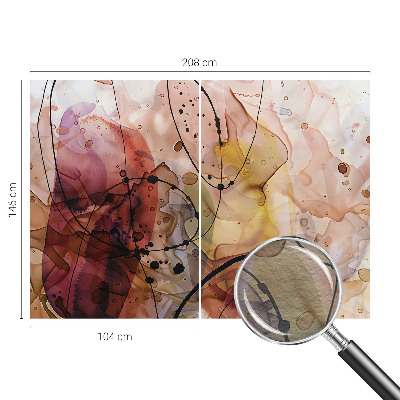 Fototapete mit abstraktem Harmoniemuster