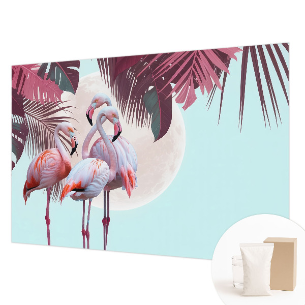 Dekorative Wand-Fototapete Exotische Vögel