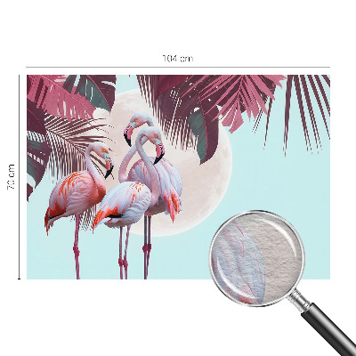 Dekorative Wand-Fototapete mit einem Motiv exotischer Vögel
