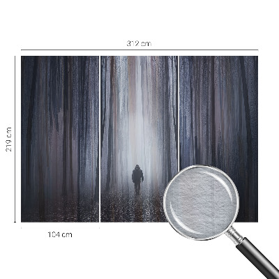 Fototapete nach Maß mit dem Motiv „Stille des Waldes”