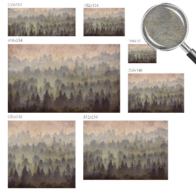 Vlies-Fototapete mit Motiv 'Waldnebel'