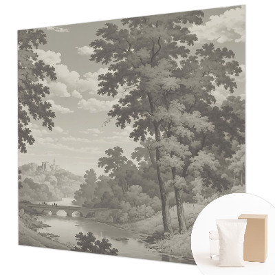 Fototapete aus Vlies Burg und Brücke