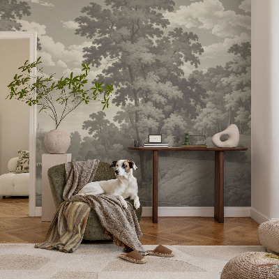 Fototapete aus Vlies Burg und Brücke