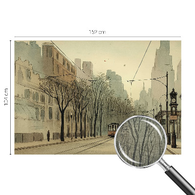 Vlies-Fototapete fürs Schlafzimmer Urbane Symmetrie