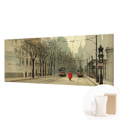 Vlies-Fototapete fürs Schlafzimmer mit urbanem, symmetrischem Motiv