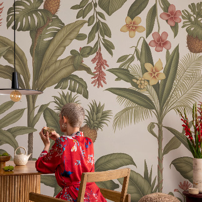Vlies-Fototapete fürs Kinderzimmer mit exotischer Natur als Motiv