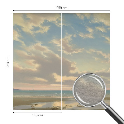 Vliestapete fürs Wohnzimmer Ein ruhiges Ufer