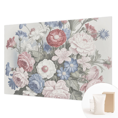 Bedruckte Vlies-Fototapete mit einem bunten Blumenstrauß