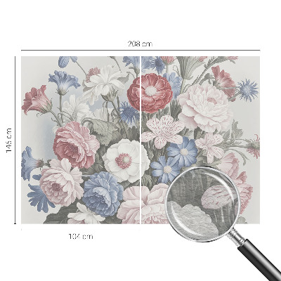 Bedruckte Vlies-Fototapete Bunter Blumenstrauß