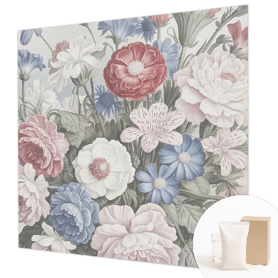 Bedruckte Vlies-Fototapete mit einem bunten Blumenstrauß