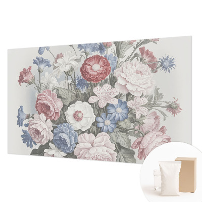 Bedruckte Vlies-Fototapete mit einem bunten Blumenstrauß