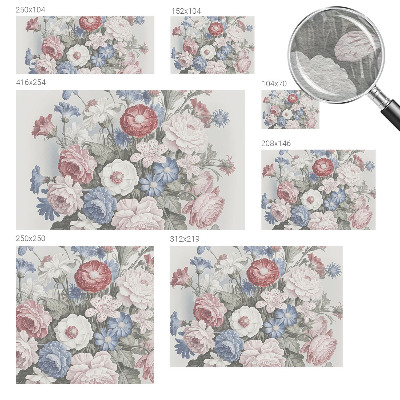 Bedruckte Vlies-Fototapete Bunter Blumenstrauß