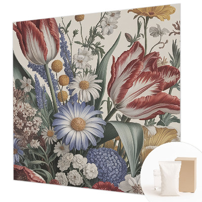 Wand-Fototapete mit Motiv eines Blumenstraußes