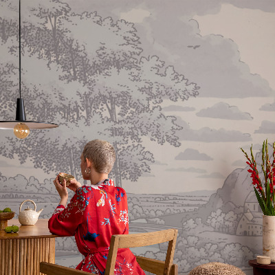 Dekorative Wand-Fototapete Märchenhafte Landschaft