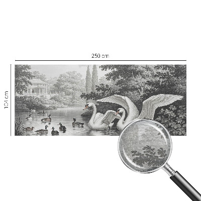 Wandtapete mit natürlichem Motiv in elegantem Design