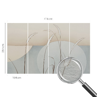 Vlies-Fototapete mit Motiv sanfter Gräser