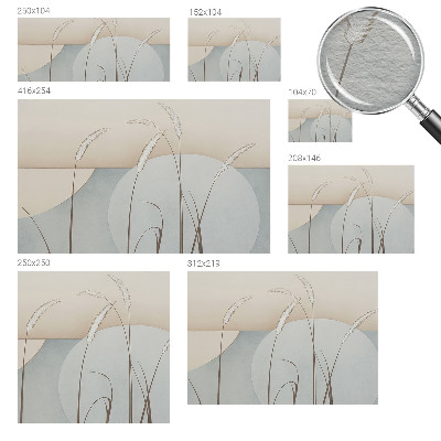 Vlies-Fototapete mit Motiv sanfter Gräser