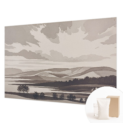 Motivtapete aus Vlies Eine friedliche Landschaft