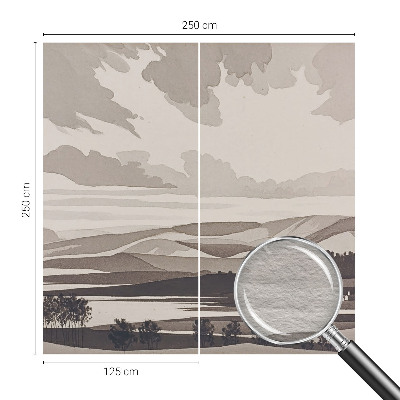 Motivtapete aus Vlies Eine friedliche Landschaft