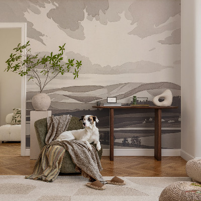 Motivtapete aus Vlies Eine friedliche Landschaft